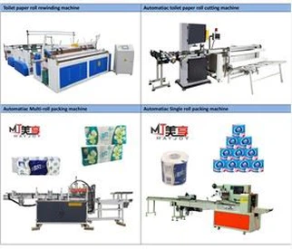 Plne automatická linka na výrobu kotúčov toaletného papiera / výrobná linka s dobrou kvalitou